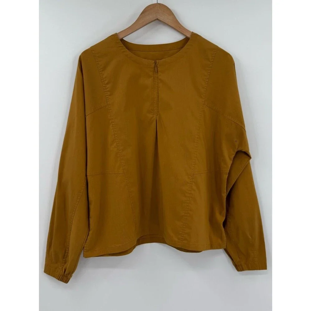 Lululemon Against Convention Long Sleeve Shirt | Spiced Bronze | Size 6